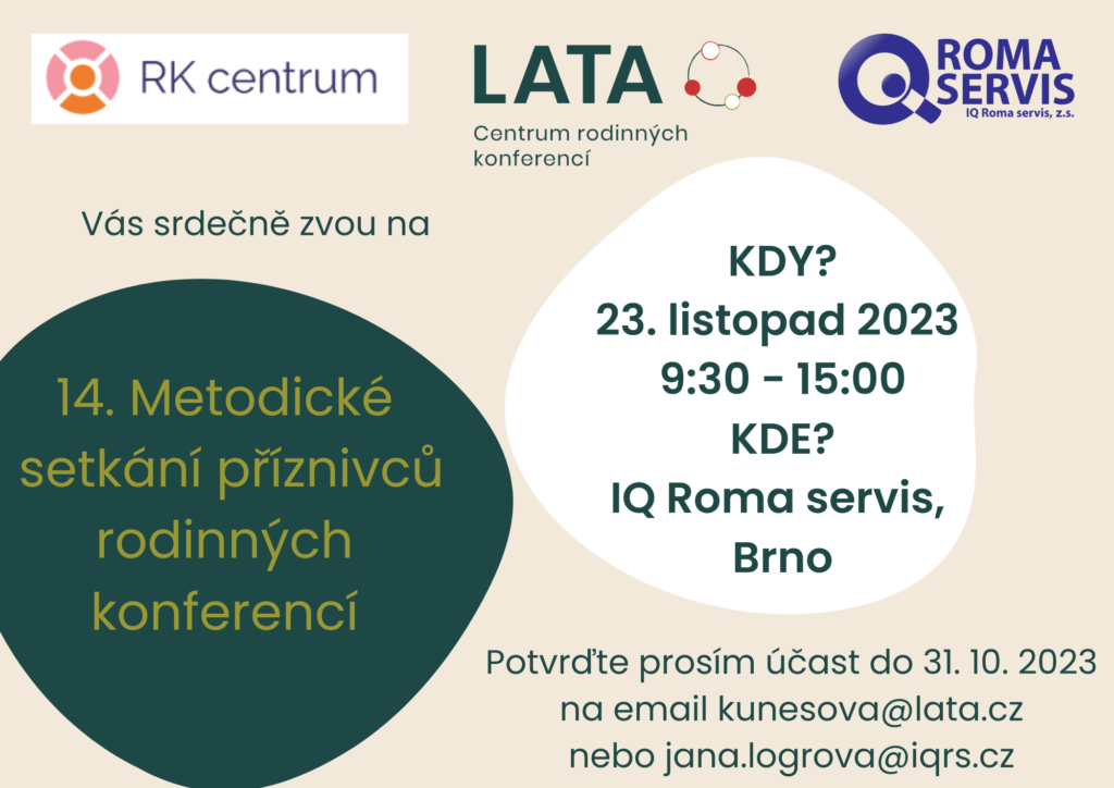 Pozvánka setkání rodinné konference